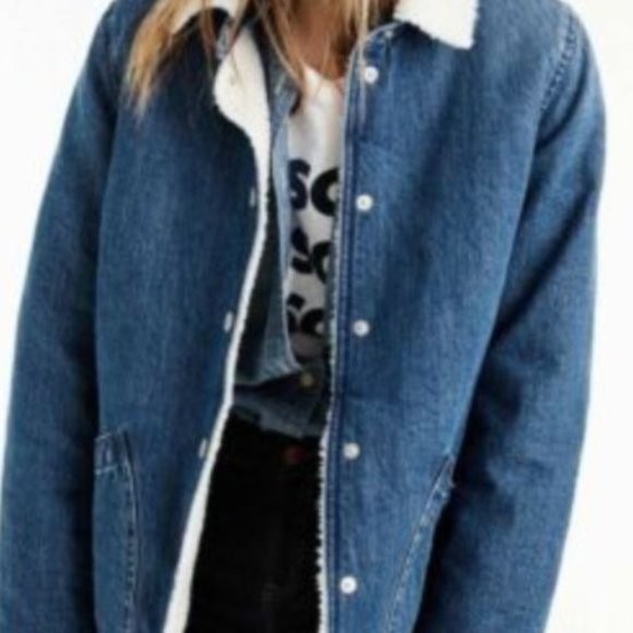 JCrew Sherpa Denim Jacket - Picture 11 of 11
